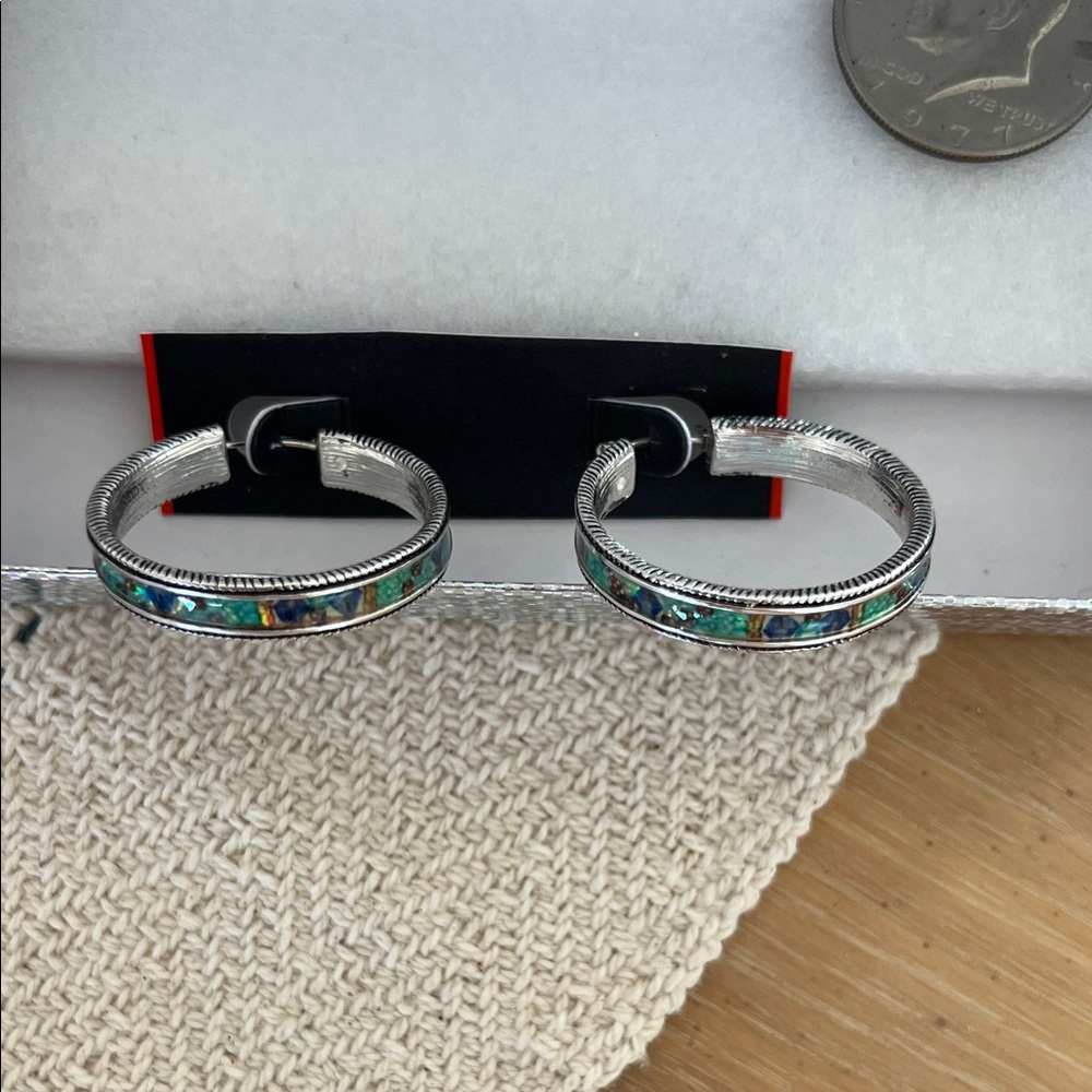 Fashion Jewelry Colored Hoops